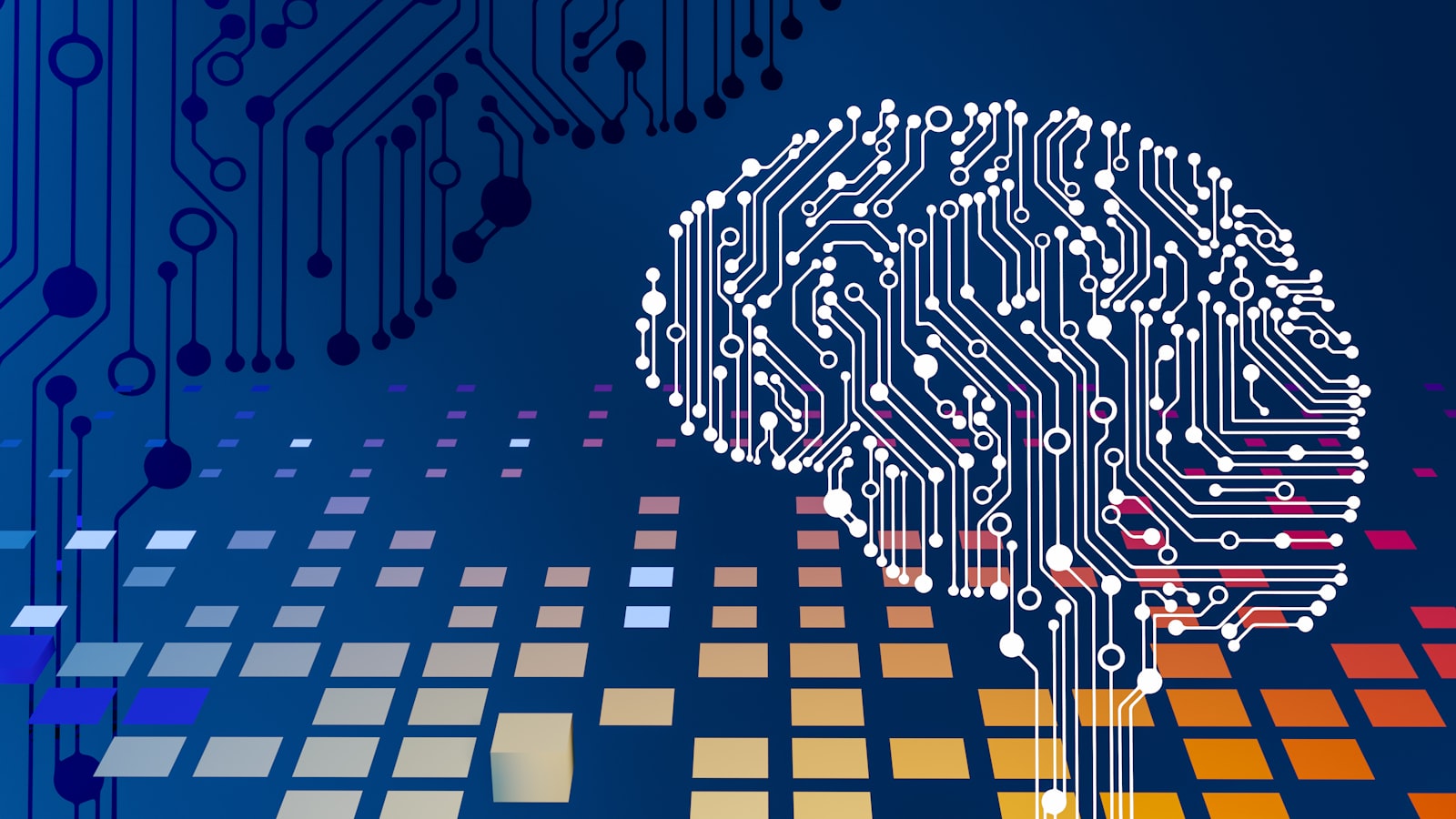 AI circuit board illustrating agentic financial crime technology